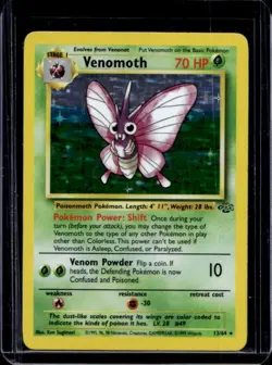 1999 Pokemon Jungle Venomoth #13/64 - Image 1