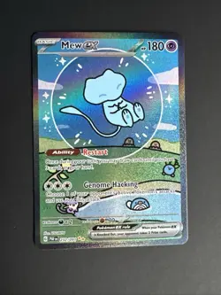 Bubble Mew EX 232/091 Special Illustration Rare Paldean Fates Pokemon pack fresh - Image 1