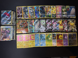 Lot of 150 Pokemon Cards Mega/EX/GX/Full Art/V/VMAX Modern Collection HP-DAMAGED - Image 1