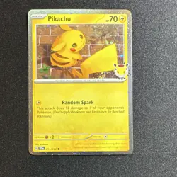 Pikachu 051/162 TEF EN Temporal Forces Holo Cosmos English Pokemon Day 2026 - Image 1