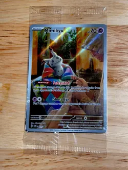 SEALED Pokemon Mimikyu SVP 075 Paldean Fates Black Star Promo - Image 1