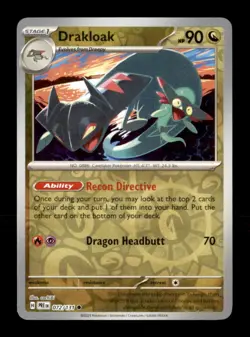 Pokemon TCG SV: Prismatic Evolution Drakloak Reverse Holo` - Image 1