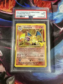 Charizard Holo Celebrations Classic Collection 4/102 PSA 9 Mint Pokemon TCG - Image 1