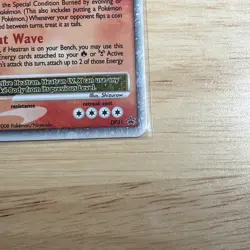 Pokemon Heatran LV.X DP31 DP Promos Holo Promo Card 120 HP Level Up - Image 3