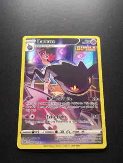 Pokemon TCG Banette Trainer Gallery Holo Rare Card TG07/TG30 Lost Origin - Image 1