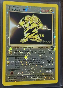 Pokemon TCG Electabuzz Reverse Holo Card Winner Stamped #1 (2002) NM - Image 4
