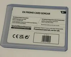 Pokemon Card GENGAR 050/088 Cosmos Holo EB Games Promo Sealed PERFECT ORDER - Image 3