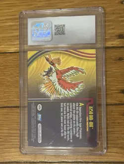 2001 TOPPS POKEMON JOHTO LEAGUE CHAMPIONS #250 HO-OH CGC 8.5 - Image 2