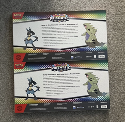 Pokemon Prismatic Lucario Ex Tyranitar Ex Premium Collection - Lot of 2 Boxes - Image 2