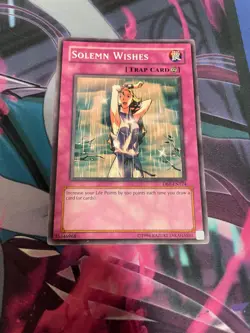 YUGIOH - SOLEMN WISHES - DB1 - COMMON - NM - Image 1