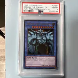 Obelisk The Tormentor Holo Effect LC01 25th Anniversary EN001 Limited Ed PSA 8 - Image 1