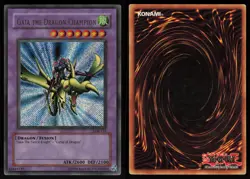Gaia the Dragon Champion LOB-125 Ultra Rare Name Error YU-GI-OH - Image 3