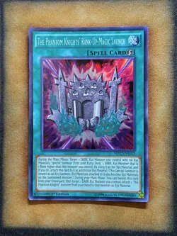 Yugioh The Phantom Knights’ Rank-Up-Magic Launch MP17-EN152 Super Rare 1st Ed NM - Image 1