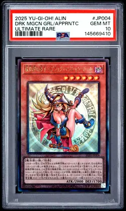 2025 YU-GI-OH! ULTIMATE RARE DARK MAGICIAN GIRL THE MAGICIAN'S APPRENTICE PSA 10 - Image 1