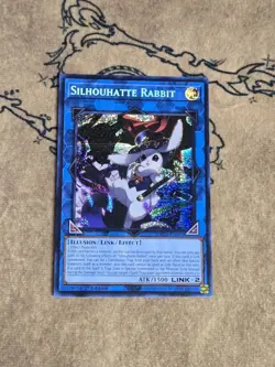 Yugioh Silhouhatte Rabbit MP25-EN090 2025 1st Edition Prismatic Secret Rare NM - Image 1
