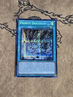 Yugioh Primite Drillbeam MP25-EN115 1st Edition Prismatic Secret Rare NM - Image 1