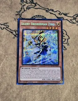 Yugioh Silent Swordsman Zero MP25-EN059 1st Edition Prismatic Secret Rare NM - Image 1