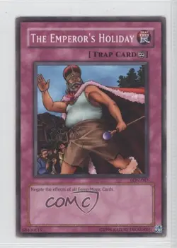 The Emperor's Holiday Unlimited YuGiOh Labyrinth of Nightmare #LON-087 2003 READ - Image 1