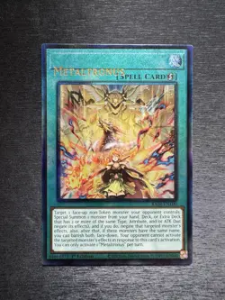 YuGiOh! Metaltronus RA04 - Error Misprint Name Shift 1st Edition Near Mint - Image 1
