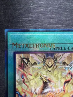 YuGiOh! Metaltronus RA04 - Error Misprint Name Shift 1st Edition Near Mint - Image 3