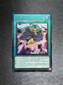 YuGiOh! Lullaby Of Obedience RA04 - Error Misprint Name Shift 1st Ed NM - Image 1