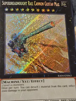 Superdreadnought Rail Cannon Gustav Max - Secret Rare - RA04-EN063 Yugioh - Image 3