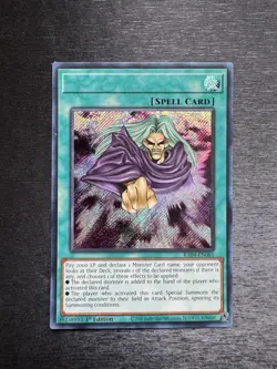 YuGiOh! Lullaby Of Obedience RA04 - Error Misprint No Name No Imprint 1st Ed NM - Image 1