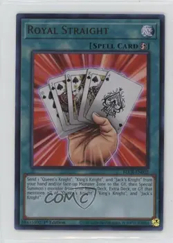 UR - Royal Straight 1st Ed. YuGiOh Battles of Legends: Crystal Revenge - Image 1