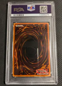 Yugioh Monster Reborn LOB-118 Unlimited Ultra Rare PSA 9 Mint WAVY! - Image 2