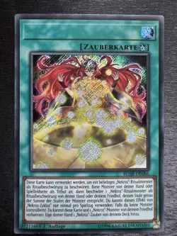 YuGiOh! Nekroz Cycle BLHR - Error Misprint No Name No Imprint 1st Ed German NM - Image 2