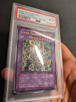 Yugioh Dark Paladin MFC-105 1st Edition Ultra Rare PSA 8 NM-MT! - Image 3