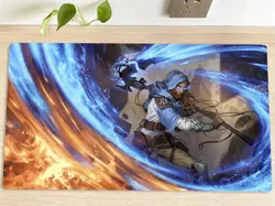 MTG Negate Table Playmat TCG CCG Play Pad Trading Card Game Mat Mousepad & Bag - Image 1