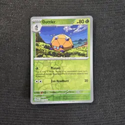 Pokemon TCG Paradox Rift Dottler Reverse Holo Card 11/182 - Image 1