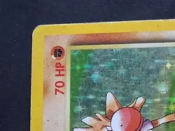 1999 Hitmonchan 7/102 Base Set Holo Rare Pokemon Card MP - Image 4