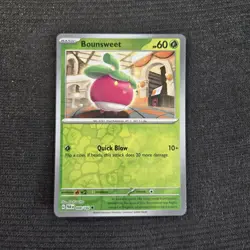 Pokemon TCG Paradox Rift Bounsweet Reverse Holo Card 8/182 - Image 1