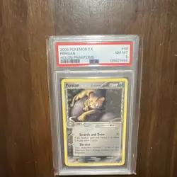 Pokemon Persian EX 48/110 Holon Phantoms PSA 8 Delta Species 70 HP - Image 1