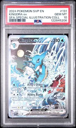 PSA 10 Kingdra EX 131 Pokemon Shrouded Fable Promo Special Illustration Rare - Image 1