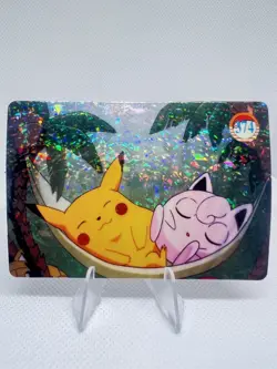 Pokemon Vintage Pocket Monsters Vending HOLO Prism Sticker 1999 Nintendo Japan - Image 1