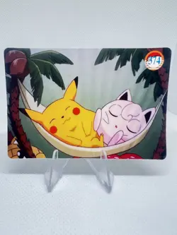 Pokemon Vintage Pocket Monsters Vending HOLO Prism Sticker 1999 Nintendo Japan - Image 2