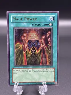Yu-Gi-Oh! TCG Mage Power Labyrinth of Nightmare LON-EN050 Unlimited Ultra Rare - Image 1
