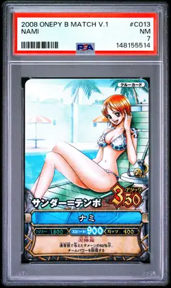 2008 ONE PIECE ONEPY BERRY MATCH VOL.1 #C013 NAMI PSA 7 - Image 1