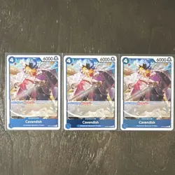 Bandai One Piece Card Game Cavendish OP10-045 Character x3 English - Image 1