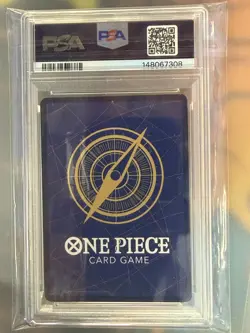 ONE PIECE OP08-043 TWO LEGENDS ALT ALTERNATE ART EDWARD NEWGATE PSA 9 ENGLISH - Image 2