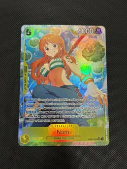 One Piece Card Game Nami SR Alt Art EB03-053 English NM Heroines Edition - Image 1