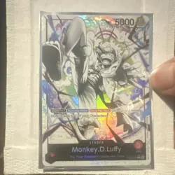 Bandai One Piece Card Game Monkey D. Luffy Leader ST21-001 Foil Alt Art 5000 - Image 1
