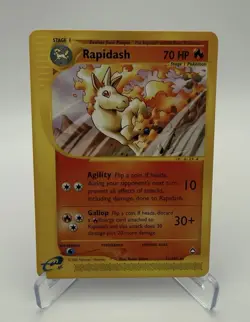 Rapidash 031/147 Aquapolis Regular Rare Pokemon Card LP - Image 3