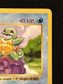 Pokemon Squirtle 63/102 Base Set (Shadowless) *Near Mint* Never Played Card - Image 4
