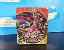2010 KONAMI YU-GI-OH! RED NOVA DRAGON COLLECTIBLE TIN Kazuki Takahashi No Cards - Image 2