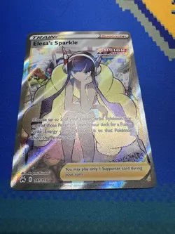 Elesa's Sparkle Full Art Ultra Rare Crown Zenith Holo Card 147/159 NM Condition - Image 1