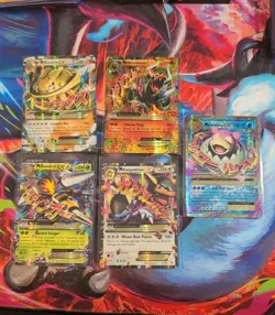 Mega Ex 5 Card Lot Steelix, Houndoom, Slowbro, Beedrill, Kangaskhan - Image 1